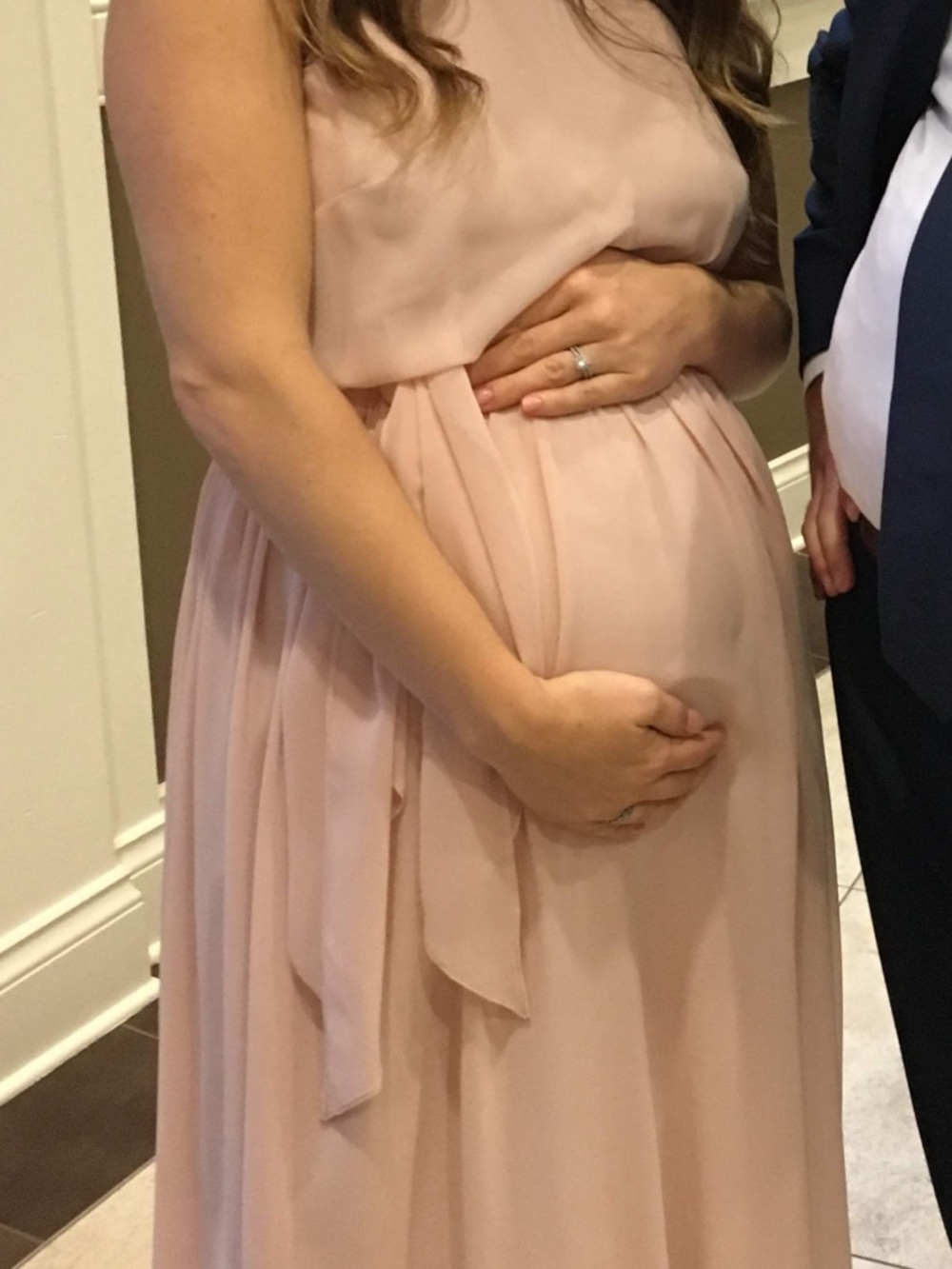 Donna Morgan Blush Pink Dress